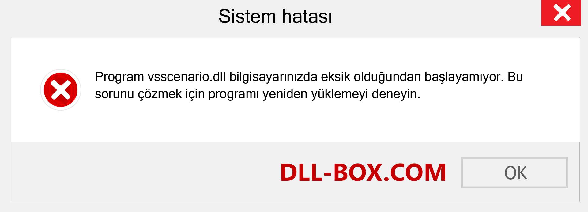 vsscenario.dll dosyası eksik mi? Windows 7, 8, 10 için İndirin - Windows'ta vsscenario dll Eksik Hatasını Düzeltin, fotoğraflar, resimler